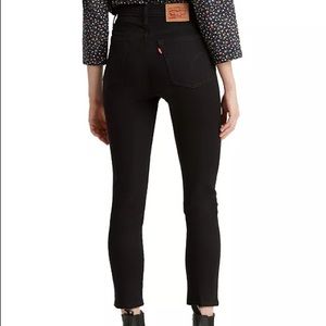 LEVI’S WEDGIE SKINNY JEANS - BLACK